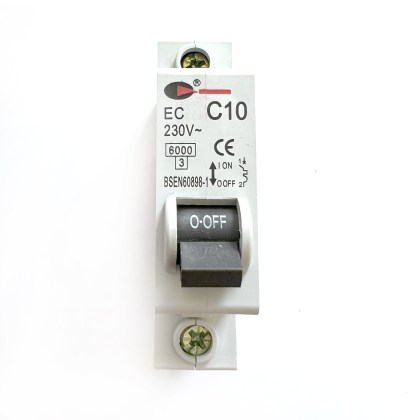 Lewden Control Gear CGD EC C10 10A 10 Amp MCB Circuit Breaker Type C